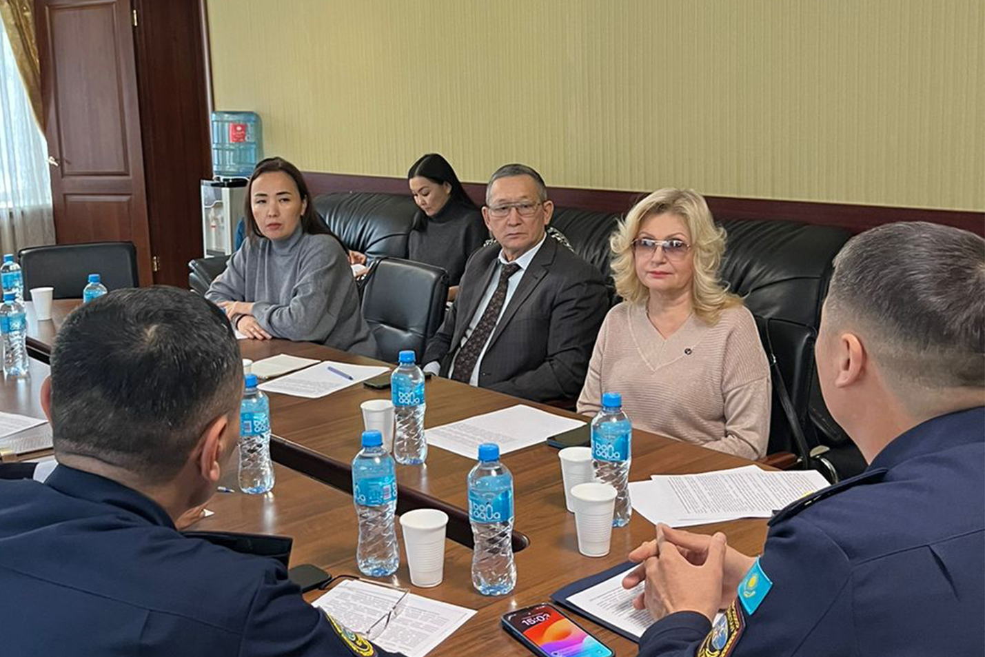 Meeting on the basis of the SL “DES of the Kostanay Region of the MES of the RK”
