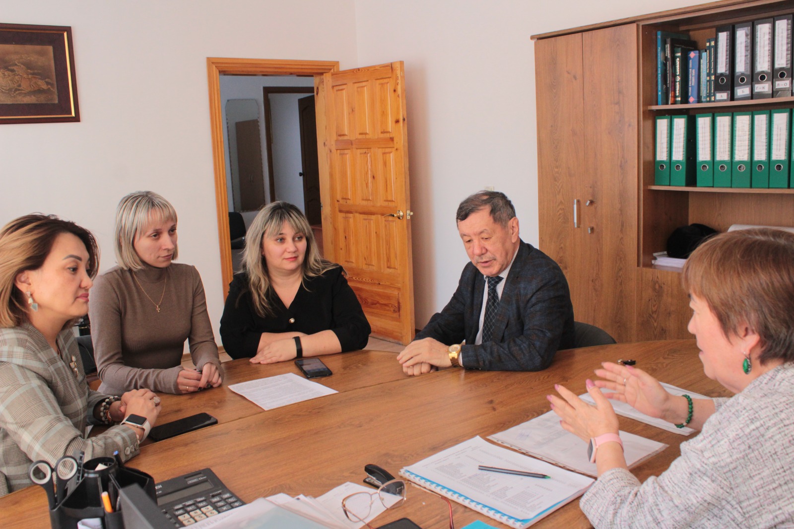 The university delegation visited the institution “Academic Lyceum of Kostanay”