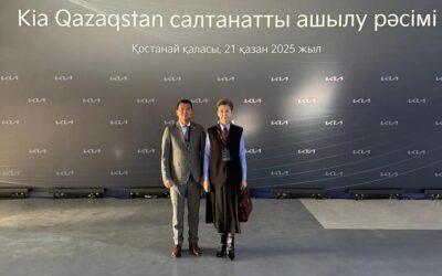 Participation of the University Rector, R.B. Abdullin, in the grand opening of the KIA plant