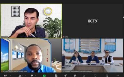A ZOOM meeting dedicated to strengthening international partnership