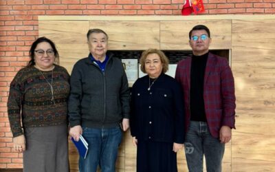 A visit to our university by Ahmet Baytursynuly’s grandson