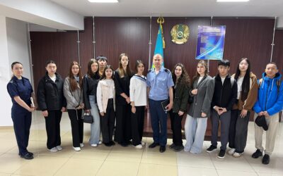 Students of the Department of Law visited the Operational and Criminalistics Department of the Kostanay Region Police Department